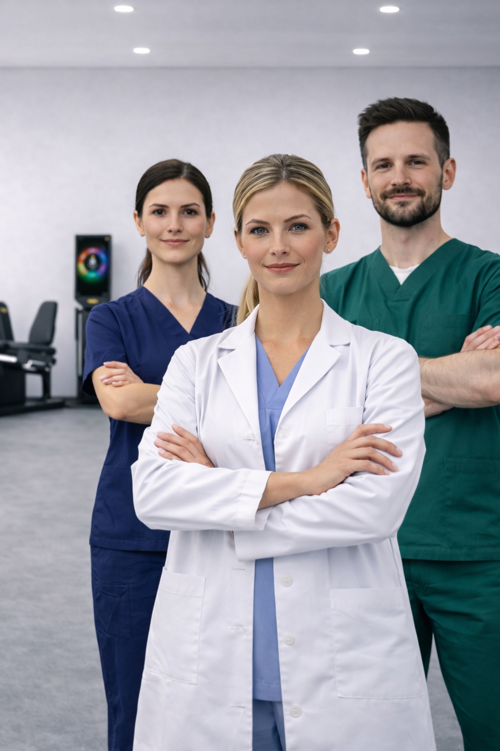 equipe medica e fisioterapica in medigym lab a monterotondo