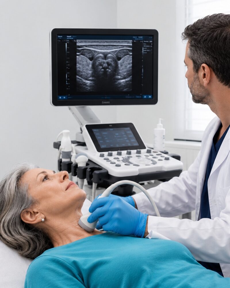 ecografia alla tiroide endocrinologia